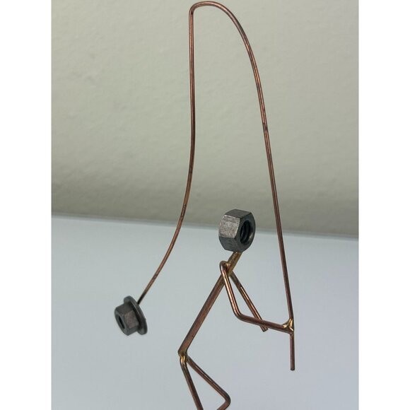 Rock Creek Metal Craft Nuts Wire Bolts Fly Fishing Art Welded Figure Eclectic - Picture 5 of 15